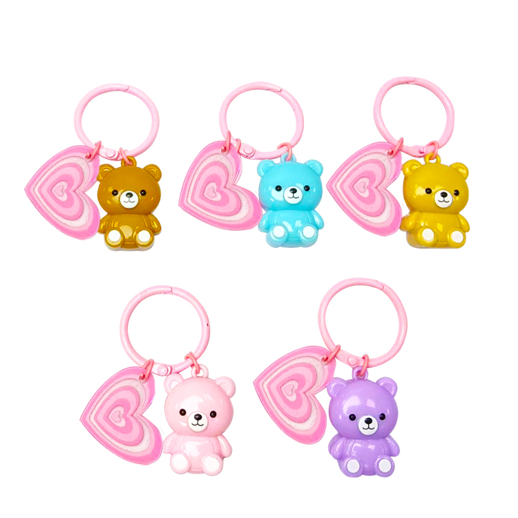 可愛迷你吊墜小熊唇彩吊飾型號：C1228 