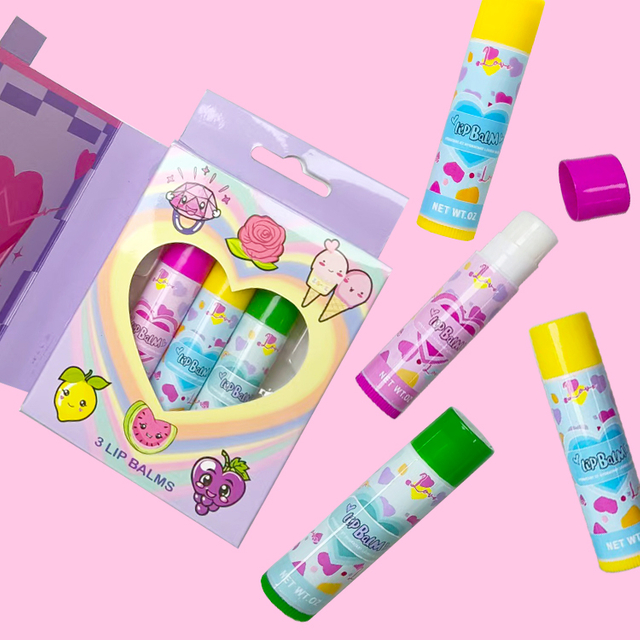 Chapstick香脂保濕彩色潤唇膏3pcs/set型C2131