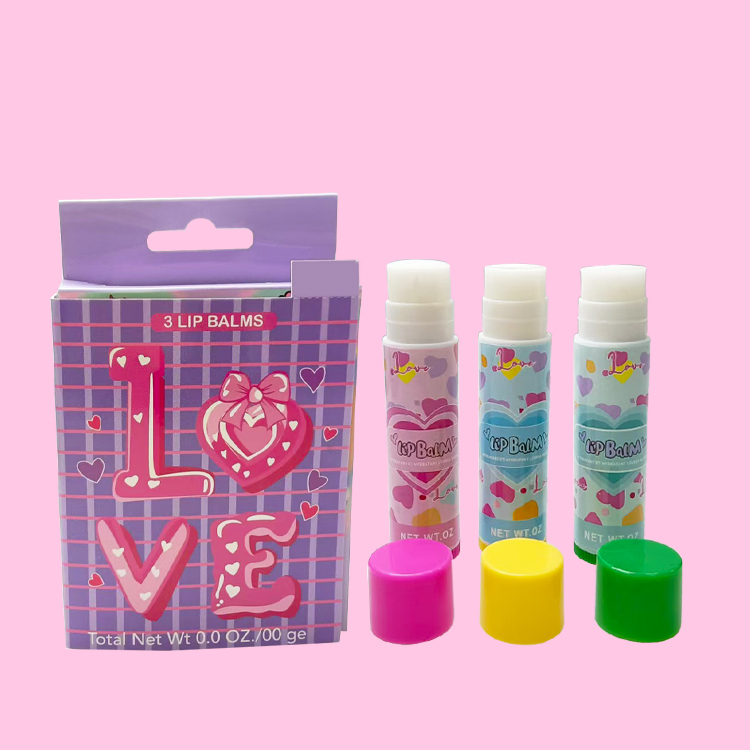 Chapstick香脂保濕彩色潤唇膏3pcs/set型C2131