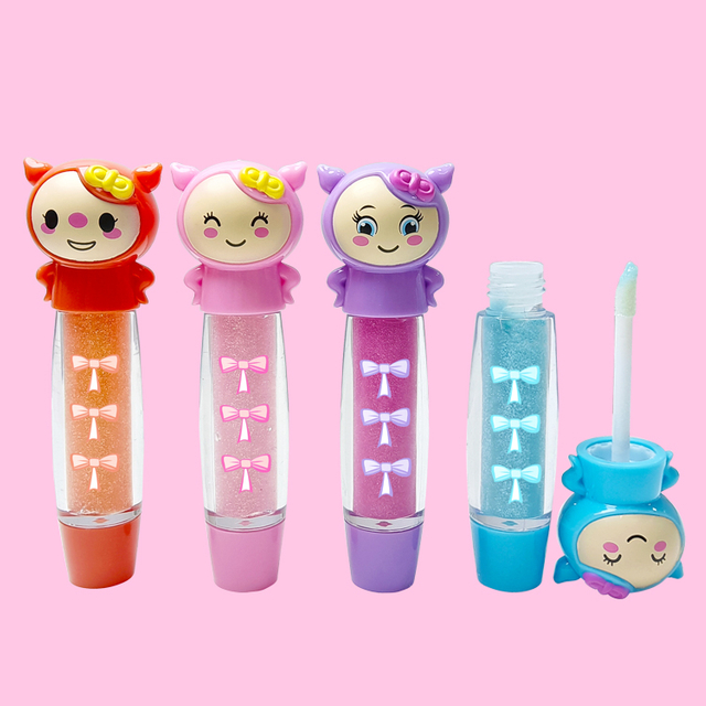 可愛的女孩形狀保濕彩色潤唇膏C2150-10型號