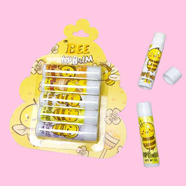 蜂蜜薯片彩色潤唇膏5pcs/set Model C2131