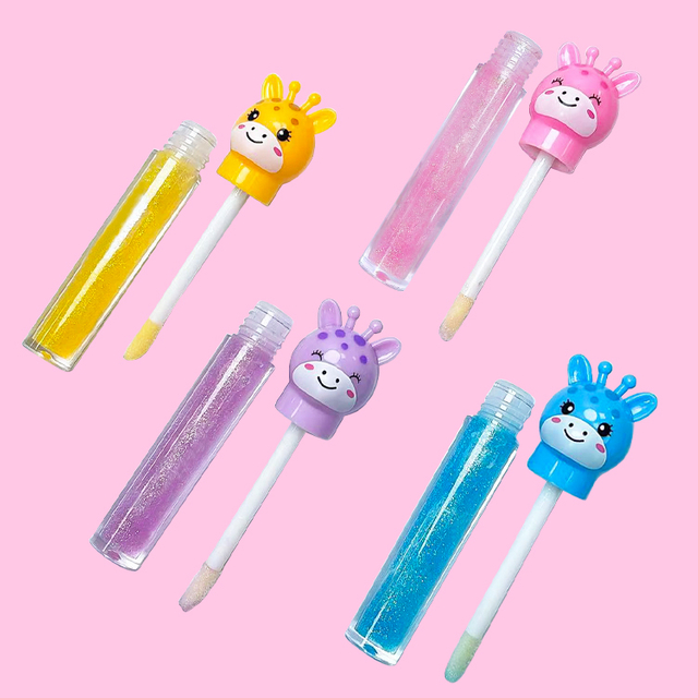 長頸鹿形狀的濕潤唇彩模型：C2071-7