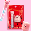 豬動物形狀的果實喜歡二合一唇彩C2134-9