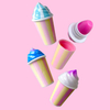 可愛冰淇淋造型潤唇膏型號：C5574-8 
