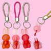 鑰匙鏈兔動物形狀lip glossc2160-1